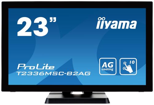 23" LCD iiyama T2336MSC-B2AG - multidotekový, FullHD, IPS, kapacitní, USB, antilesklý disp