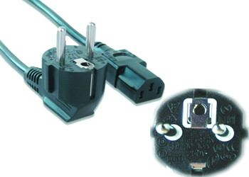 Síťový kabel VDE 220/230V, 9m napájecí