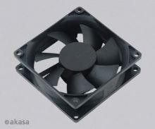 přídavný ventilátor Akasa 80x80x25 black OEM