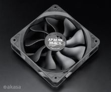 ventilátor Akasa - 12 cm APACHE black