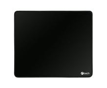 Podložka pod myš C-TECH MP-01, černá, 320x270x4mm, obšité okraje Podložka pod myš C-TECH MP-01, černá, 320x270x4mm, obšité okraje