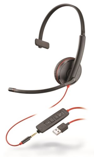 Plantronics Blackwire C3215, Mono, USB/Jack