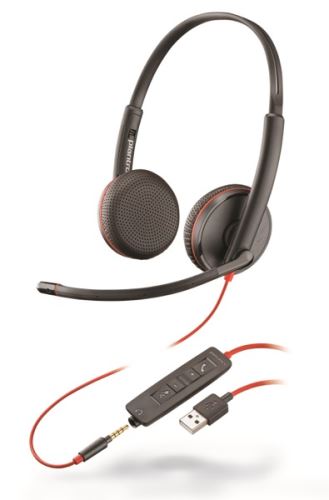 Plantronics Blackwire C3215, Duo, USB/Jack