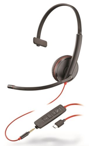 Plantronics Blackwire C3215, Mono, USB-C/Jack