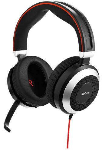 Jabra Evolve 80, Duo, Jack