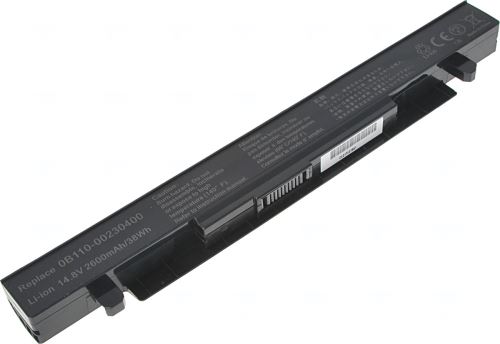 Baterie T6 power Asus X450, X550, X552, A450, A550, F450, F550, F552, R510, 4cell, 2600mAh