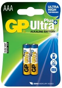 Alkalická baterie GP Ultra Plus 2x AAA