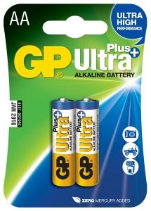 Alkalická baterie GP Ultra Plus 2x AA