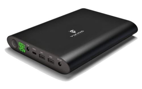 VIKING Notebook powerbank Smartech II QC3.0 40000mAh, Černá