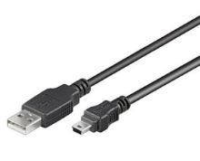PremiumCord Kabel mini USB, A-B, 5pinů, 0,5m