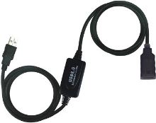 PremiumCord USB 2.0 repeater a prodlužovací kabel A/M-A/F 10m PremiumCord USB 2.0 repeater a prodlužovací kabel A/M-A/F 10m