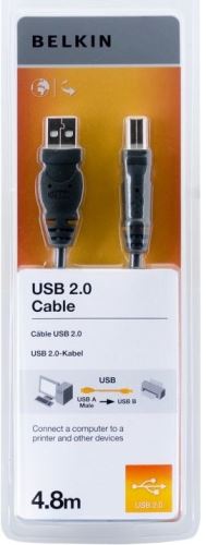 BELKIN USB 2.0 kabel A-B, řada standard, 4.8 m