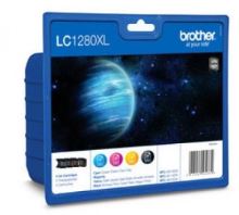 Brother LC-1280XLVALBP multipack inkoustových náplní (černá + 3 barvy)