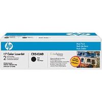 HP tisková kazeta černá - 2 pack,  CB540AD