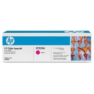 HP CC533A, purpurový, originální toner