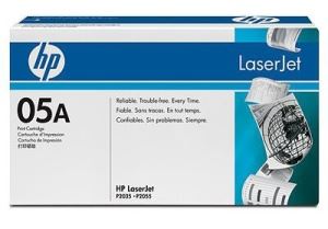 HP CE505A, černý, originální toner