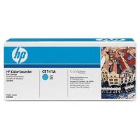 HP CE741A, azurový, originální toner, 7300 stran