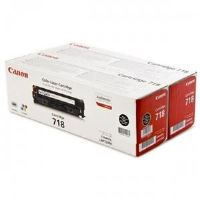 Canon CRG-718BK, černy - 2 pack, originální toner