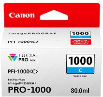 Canon PFI-1000 C, azurový