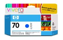 HP 70, C9458A, modrá, inkoustová náplň, originál