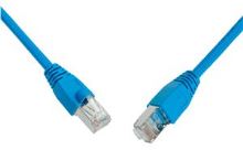 Patch kabel CAT5E SFTP PVC 2m modrý