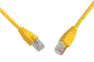 Patch kabel CAT5E SFTP PVC 2m žlutý