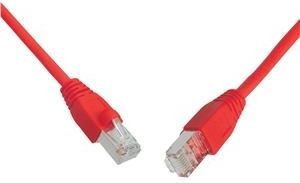 Patchkabel S/FTP,Cat.6,2xRJ45, 7m červený