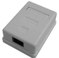 Jednozásuvka nad omítku - 1 x RJ45, Cat5e UTP