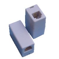 Spojka 2 x RJ11 (6p4c) plast