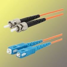 Optický patchkabel duplex ST-SC, 50/125 um MM, 15m