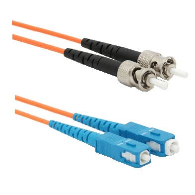 Optický patchkabel duplex ST-SC, 62,5/125 um MM,8m