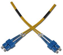 Optický patchkabel duplexní, SC-SC 9/125um SM, 15m
