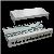 Patch panel Box 12-port STP na zed´ Patch panel Box 12-port STP na zed´