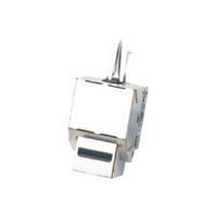 Keystone cat5E silver STP dual-mini