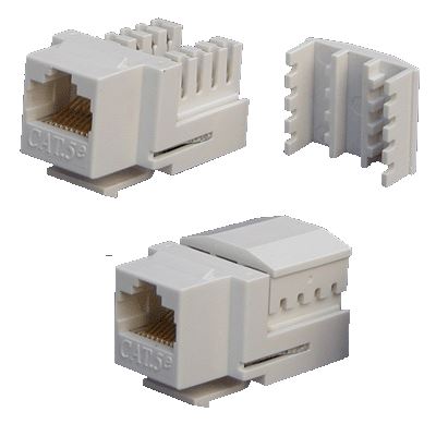 Keystone UTP Cat5e Dual bílý