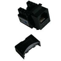 Keystone UTP RJ12 Cat3 (DUAL) černý