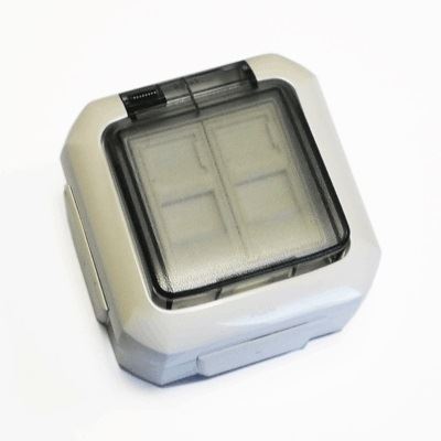 UTP 2xRJ45 zásuvka Cat5e venkovní IP54