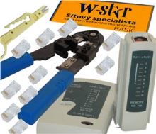 UTP tester+kleště+stripovač narážeč+10xRJ45