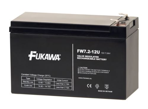 Akumulátor FUKAWA FW 7.2-12 F2U (12V 7,2Ah)