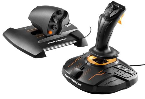 Thrustmaster Joystick T16000M FCS HOTAS, včetně plynového pedálu, pro PC