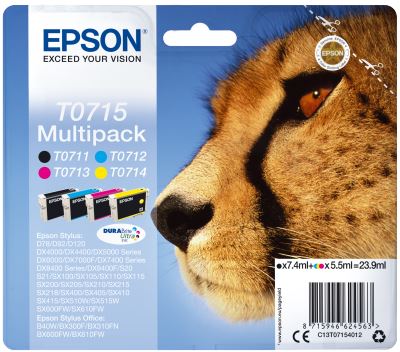 Epson Multipack 4-colours T0715 DURABrite UltraInk