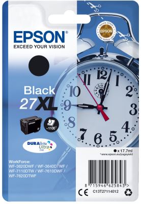Epson Singlepack Black 27XL DURABrite Ultra Ink