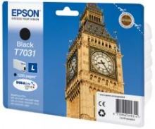 Epson T7031, L, black cartridge, 1.2k