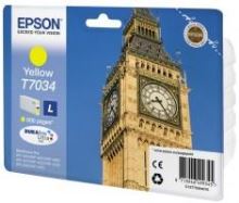 Epson T7034, L, yellow cartridge, 0.8k