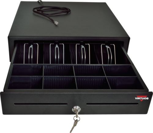 Pokladní zásuvka S-410,kabel, pořadač 4/8,24V,
