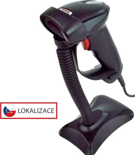 Laser čtečka HT-900A,USB(emulace KBD/RS232),černá