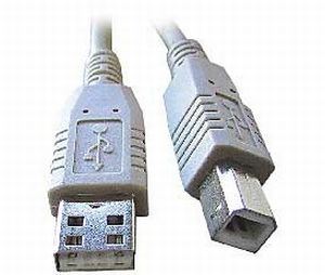 USB kabel typu AB, déllka 3m HQ Black
